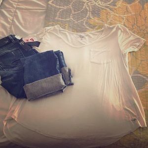Xl Hollister white tee